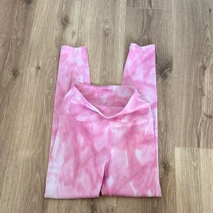 Carbon38 Blush Tie-Dye Leggings